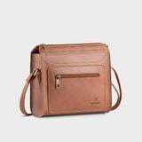 Túi Yuumy ( Thời trang nữ size 21 - Túi đeo chéo da Seasand YN242B ) - Bò 