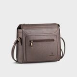  Túi Yuumy ( Thời trang nữ size 21 - Túi đeo chéo da Seasand YN242N ) - Nâu 