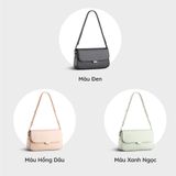  Túi Yuumy ( Thời trang nữ size 26 - Túi đeo chéo da Seasand YN204XN ) màu xanh ngọc 