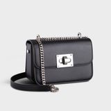  Túi Yuumy ( Thời trang nữ size 18 - Túi đeo chéo da Seasand YN142D ) màu Đen 