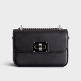  Túi Yuumy ( Thời trang nữ size 18 - Túi đeo chéo da Seasand YN142D ) màu Đen 