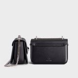  Túi Yuumy ( Thời trang nữ size 18 - Túi đeo chéo da Seasand YN142D ) màu Đen 