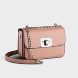  Túi Yuumy ( Thời trang nữ size 18 - Túi đeo chéo da Seasand YN142HD ) Hồng đất 