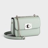  Túi Yuumy ( Thời trang nữ size 18 - Túi đeo chéo da Seasand YN142XN ) Xanh ngọc 