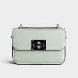  Túi Yuumy ( Thời trang nữ size 18 - Túi đeo chéo da Seasand YN142XN ) Xanh ngọc 