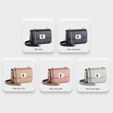  Túi Yuumy ( Thời trang nữ size 18 - Túi đeo chéo da Seasand YN142D ) màu Đen 