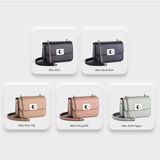  Túi Yuumy ( Thời trang nữ size 18 - Túi đeo chéo da Seasand YN142X ) màu Xanh đen 