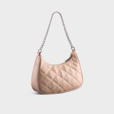  Túi Yuumy ( Thời trang nữ size 22 - Túi đeo chéo da Seasand YN159K ) Màu kem 