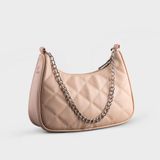  Túi Yuumy ( Thời trang nữ size 22 - Túi đeo chéo da Seasand YN159K ) Màu kem 
