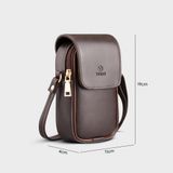  Túi Yuumy ( Thời trang nữ size 11 - Túi đeo chéo da YN120N ) màu nâu 