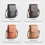  Túi Yuumy ( Thời trang nữ size 11 - Túi đeo chéo da YN120N ) màu nâu 