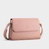  Túi đeo chéo nữ nắp gập dạng hộp Yuumy Seasand YN155HD Màu hồng đất 