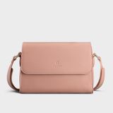  Túi Yuumy ( Thời trang nữ size 21 - Túi đeo chéo da Seasand YN155HD ) Màu hồng đất 