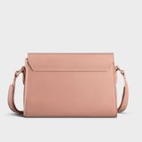  Túi Yuumy ( Thời trang nữ size 21 - Túi đeo chéo da Seasand YN155HD ) Màu hồng đất 