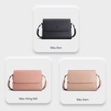  Túi Yuumy ( Thời trang nữ size 21 - Túi đeo chéo da Seasand YN155HD ) Màu hồng đất 