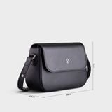  Túi Yuumy ( Thời trang nữ 23  - Túi đeo chéo da Seasand YN162D ) Màu đen 