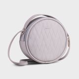  Túi Yuumy ( Thời trang nữ size 18 - Túi đeo chéo da YN110XM ) màu xám 