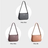  Túi Yuumy ( Thời trang nữ size 23 - Túi đeo chéo da Seasand YN170N ) Màu nâu 