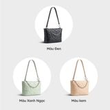  Túi Yuumy ( Thời trang nữ size 21 - Túi đeo chéo da Seasand YN219D ) - Đen 