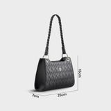  Túi Yuumy ( Thời trang nữ size 25 - Túi đeo vai da Seasand YN223 ) - Đen 