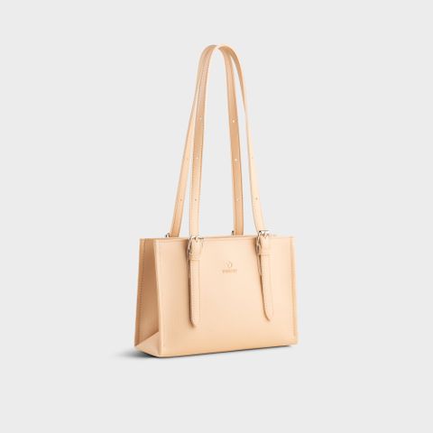 Túi Yuumy ( Thời trang nữ kiểu dáng thanh lịch size 24 - Túi đeo chéo da Bergen YN269K ) - Kem