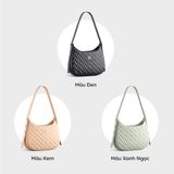 Túi Yuumy ( Thời trang nữ size 21 - Túi đeo vai da Seasand YN192K ) màu kem 