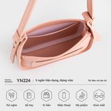  Túi Yuumy ( Thời trang nữ size 22 - Túi đeo vai da Seasand YN224KT ) màu kem tây 