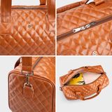  Túi du lịch Yuumy ( Thời trang nữ cỡ lớn - Túi da Seasand YMTR5K ) màu kem 