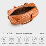  Túi du lịch Yuumy ( Thời trang nữ cỡ lớn - Túi da Seasand YMTR5N ) màu nâu 