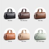  Túi du lịch Yuumy ( Thời trang nữ cỡ lớn - Túi da Seasand YMTR5N ) màu nâu 