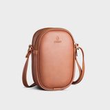  Túi Yuumy ( Thời trang nữ size 12 - Túi đeo chéo da YN119BD ) bò đậm 