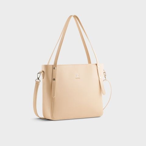 Túi xách da nữ công sở thời trang Yuumy Seasand YTX56K màu kem