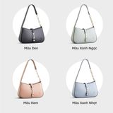  Túi Yuumy ( Thời trang nữ size 24 - Túi đeo chéo da YN167XN ) Màu xanh ngọc 