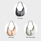  Túi Yuumy ( Thời trang nữ size 24 - Túi đeo vai da YN215K ) Màu kem 