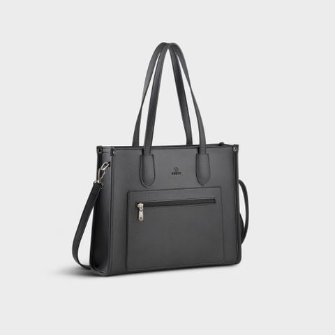 Túi xách da nữ thời trang classic Yuumy Bergen YTX60D màu đen