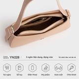  Túi Yuumy ( Thời trang nữ  size 24 - Túi đeo chéo da Seasand YN228XN ) - Xanh ngọc 