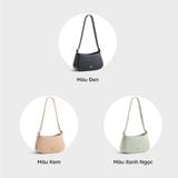  Túi Yuumy ( Thời trang nữ  size 24 - Túi đeo chéo da Seasand YN228K ) - Kem 