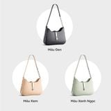  Túi Yuumy ( Thời trang nữ size 26 - Túi đeo vai da YN205D ) Màu đen 