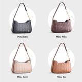  Túi Yuumy ( Thời trang nữ size 25 - Túi đeo chéo da Seasand YN171N ) Màu nâu 