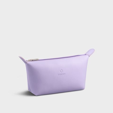 Túi Yuumy (Thời trang nữ đựng mỹ phẩm - Túi da Seasand YMP2TM) màu tím
