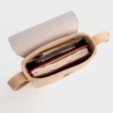 Túi Yuumy ( Thời trang nữ mini dáng đứng nắp gập thanh lịch - Túi đeo chéo da Seasand YN258K ) - Kem 
