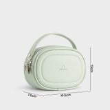  Túi Yuumy ( Thời trang nữ size 20 - Túi đeo chéo da Seasand YN246XN ) - Xanh ngọc 