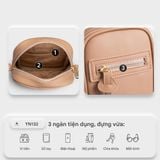  Túi Yuumy ( Thời trang nữ size 13 - Túi đeo chéo da Seasand YN132XN ) Màu xanh ngọc 