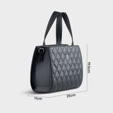  Túi Yuumy ( Thời trang nữ size 25 - Túi xách da Seasand YTX45D ) - Đen 