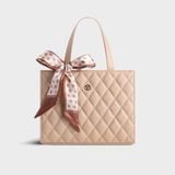  Túi Yuumy ( Thời trang nữ size 25 - Túi xách da Seasand YTX45K ) - Kem 