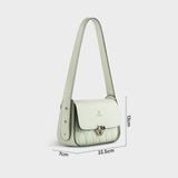  Túi Yuumy ( Thời trang nữ size 23 - Túi đeo chéo da Seasand YN234XN ) - Xanh ngọc 