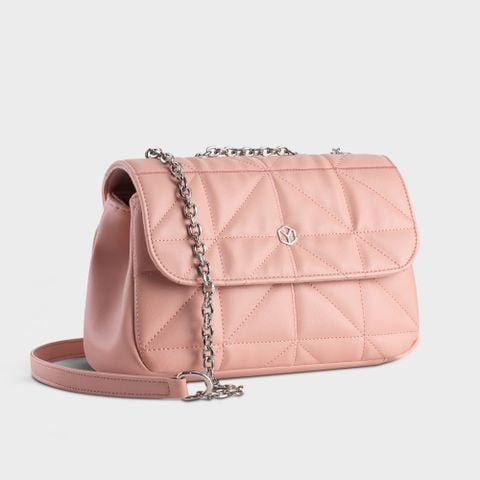 Túi đeo chéo da nữ thiết kế dây đeo phối xích cá tính Yuumy Seasand YN212