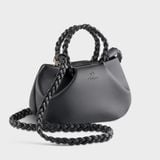  Túi Yuumy ( Thời trang nữ kiểu đám mây size 22  - Túi đeo chéo da Seasand YN257D ) - Đen 