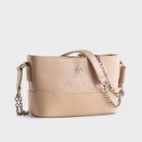  Túi Yuumy ( Thời trang nữ size 20 - Túi đeo chéo da Verein YN183K ) màu kem 