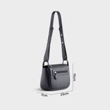  Túi Yuumy ( Thời trang nữ size 23 - Túi đeo chéo da Seasand YN230D ) - Đen 